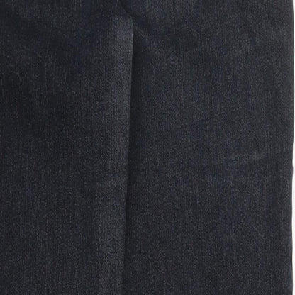 Womens UK Size 10 Preworn Regular Fit Skinny Black Jeans