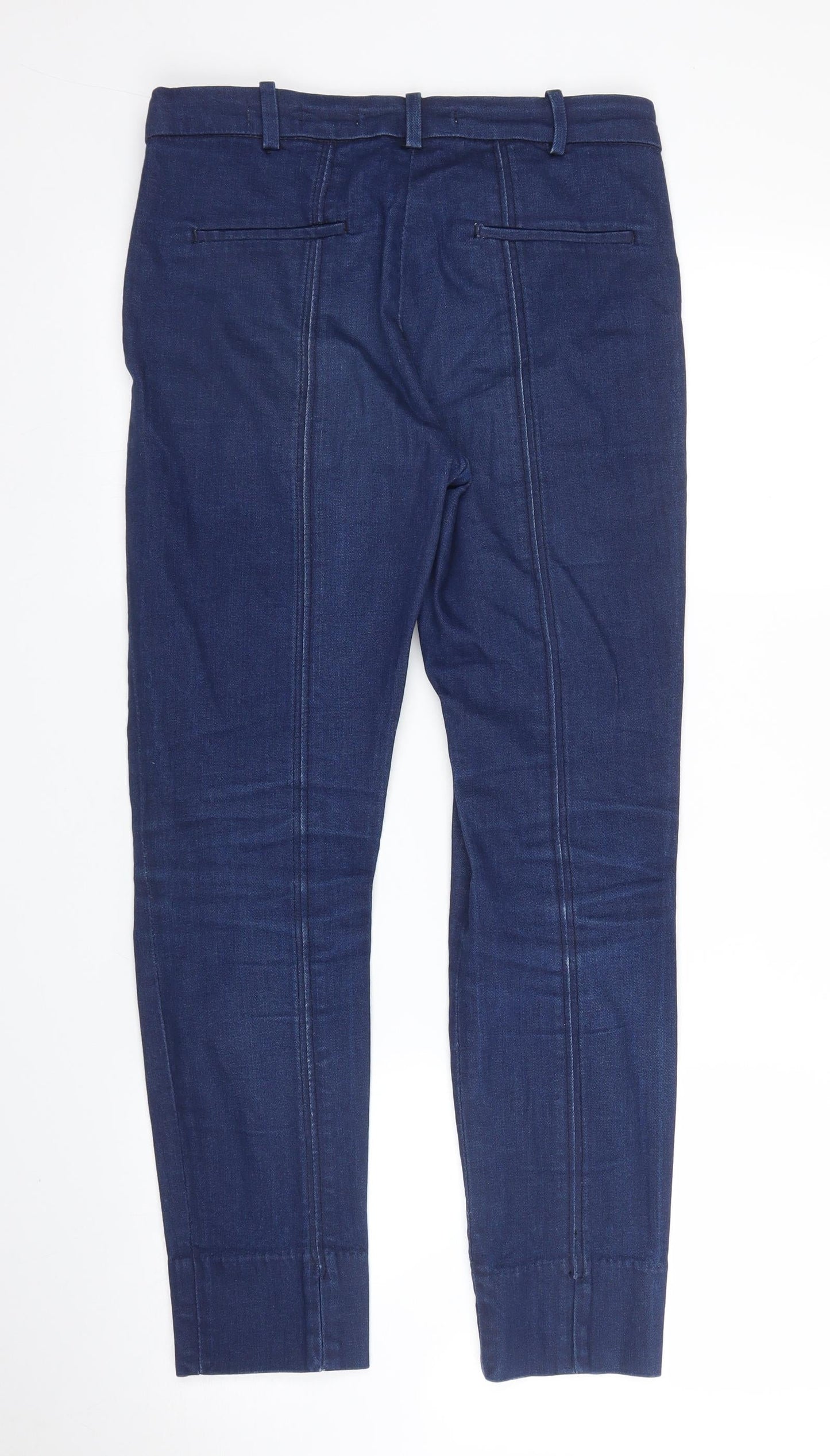 Womens UK Size 8 Leana Woman Slim Fit Capri Blue Jeans