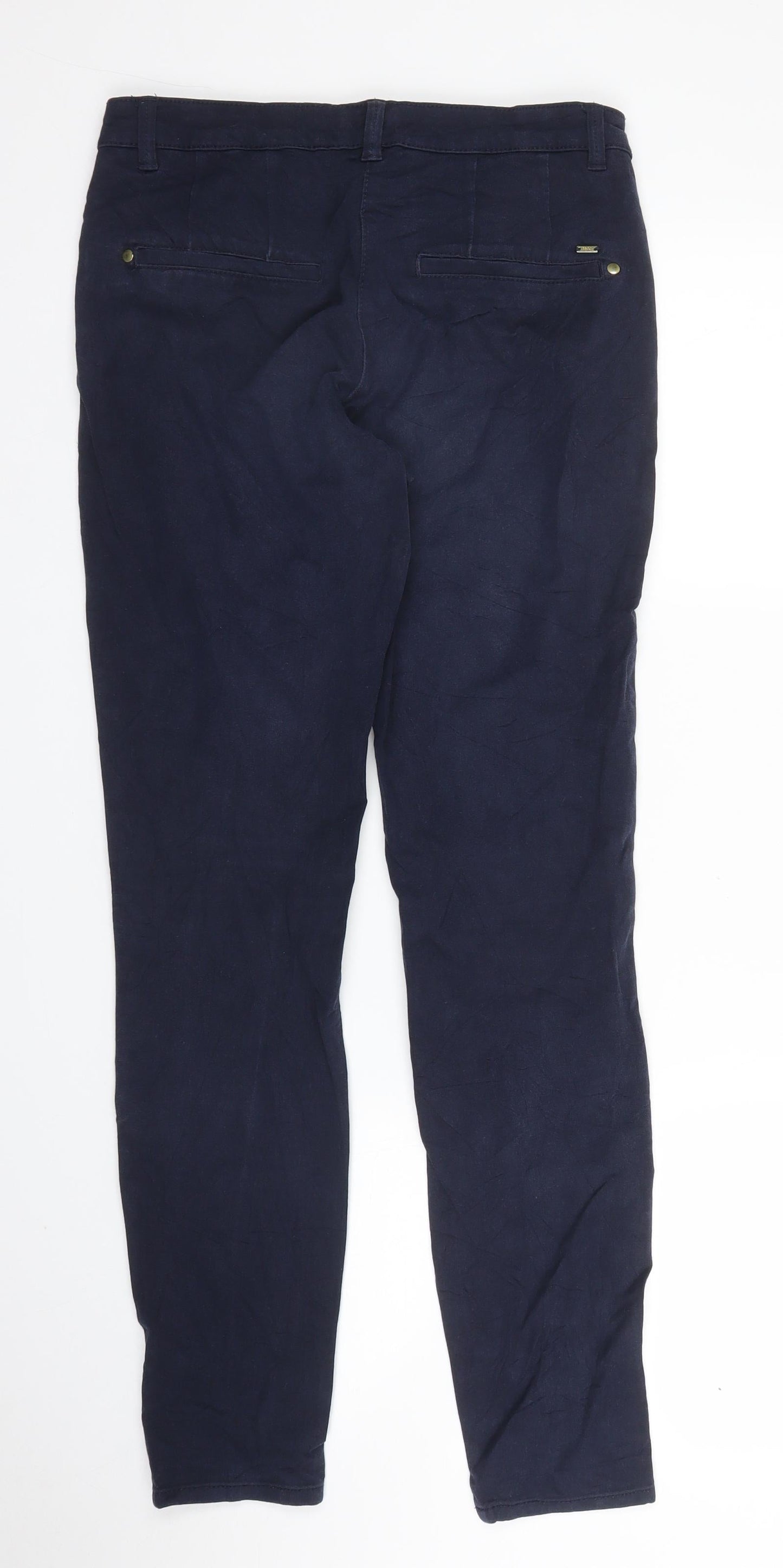 Holly White Womens Blue   Carrot Trousers Size 12 L28 in