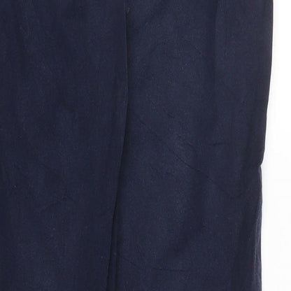 Holly White Womens Blue   Carrot Trousers Size 12 L28 in