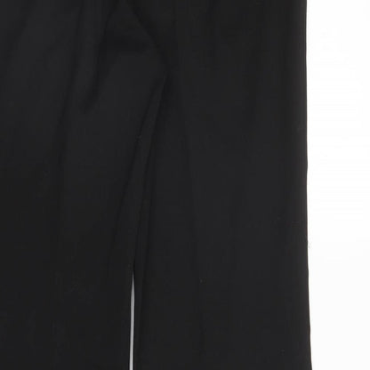 SLN Womens Black   Trousers  Size 10 L29 in