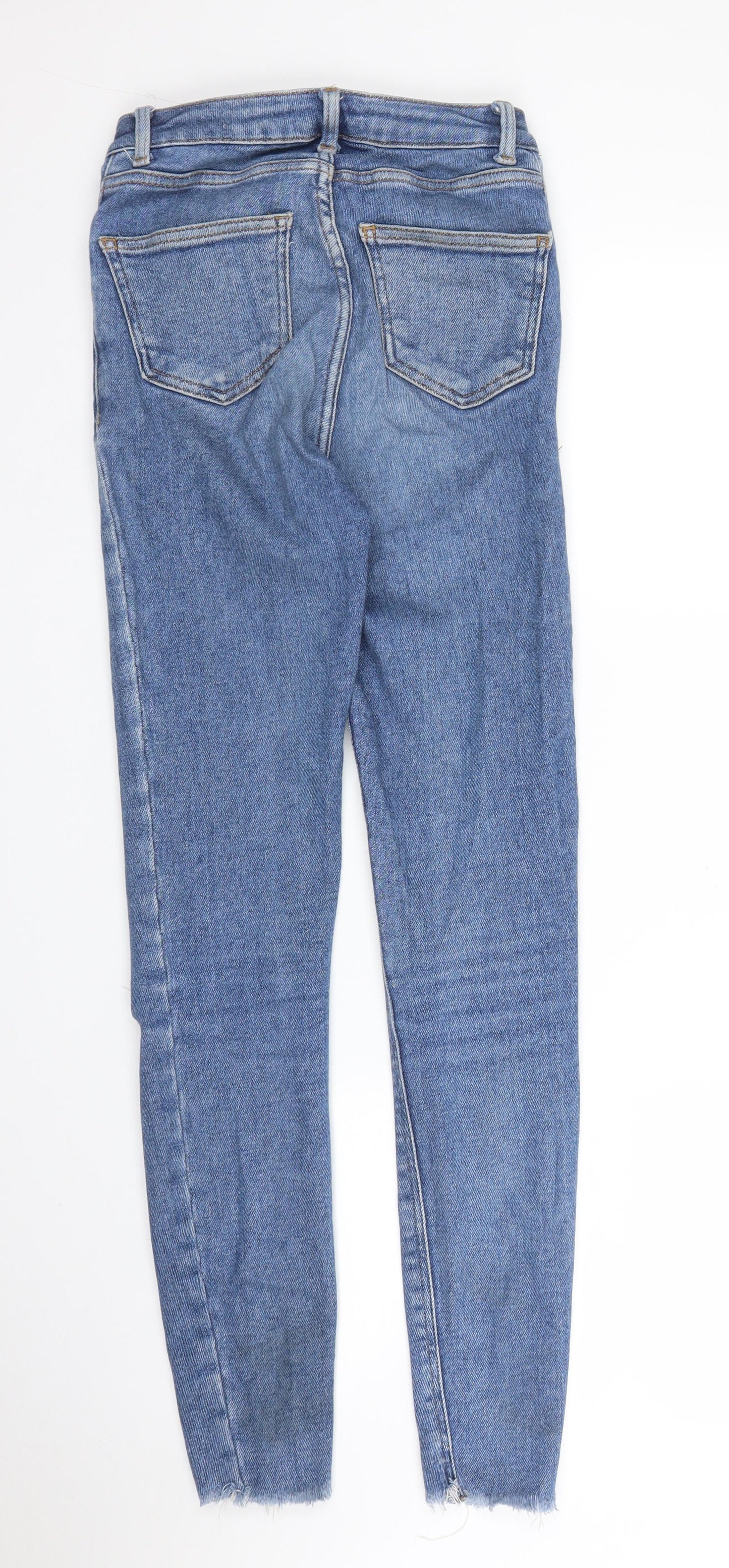 New Look Womens Blue  Denim Skinny Jeans Size 6 L27 in