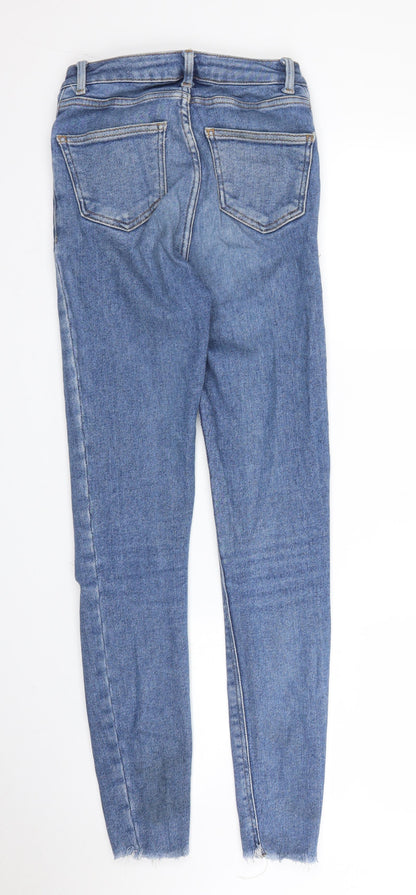 New Look Womens Blue  Denim Skinny Jeans Size 6 L27 in