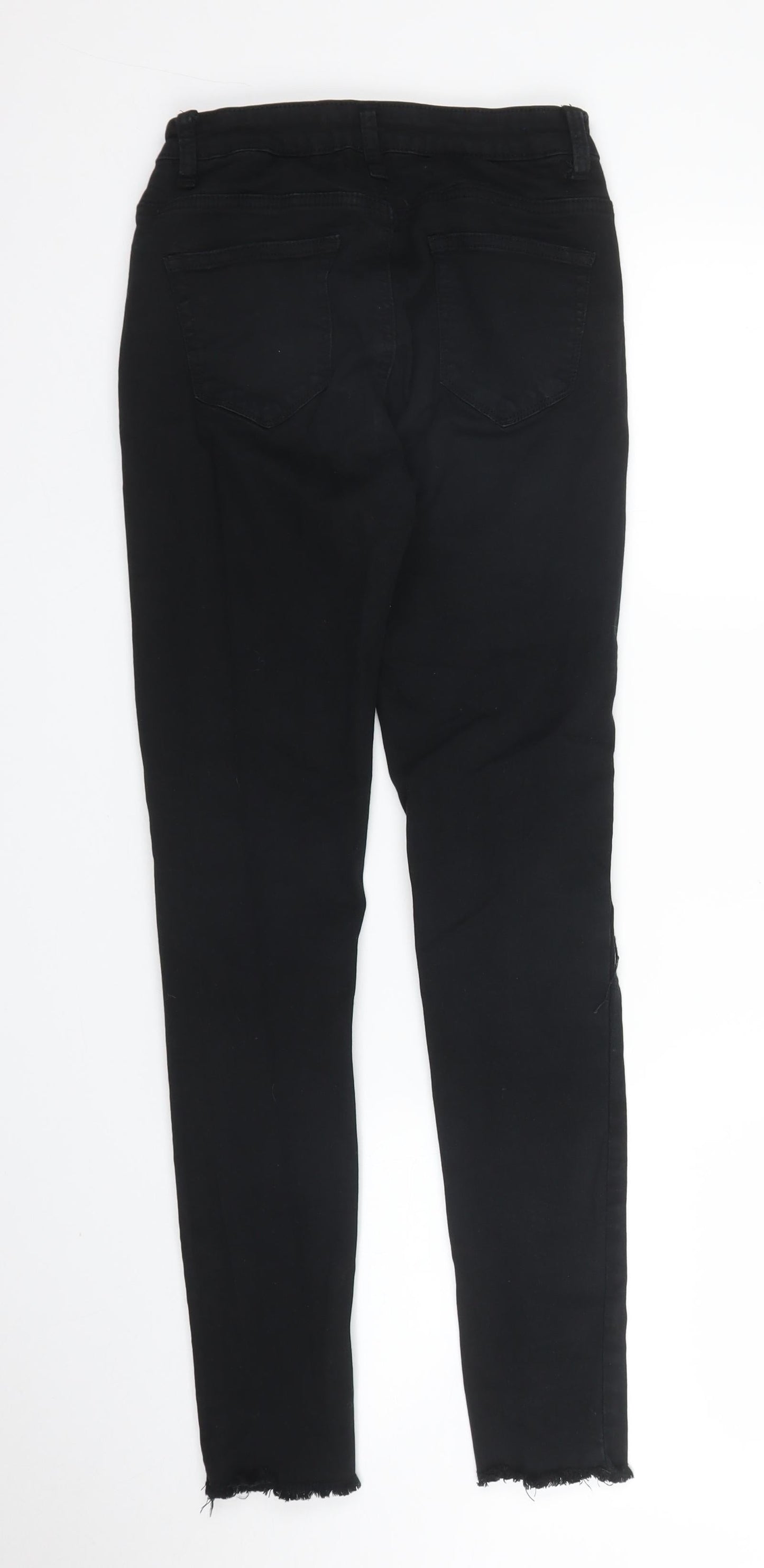 Nina Carter Womens Black  Denim Skinny Jeans Size 10 L27 in