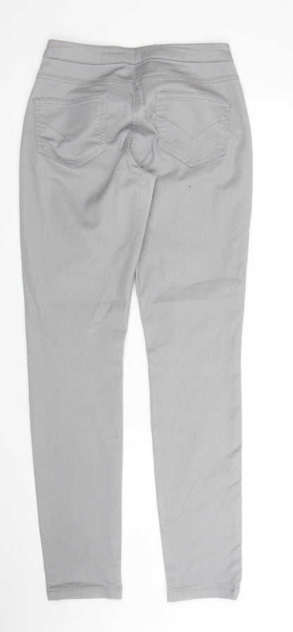 Wallis Womens Grey   Skinny Jeans Size 8 L31 in