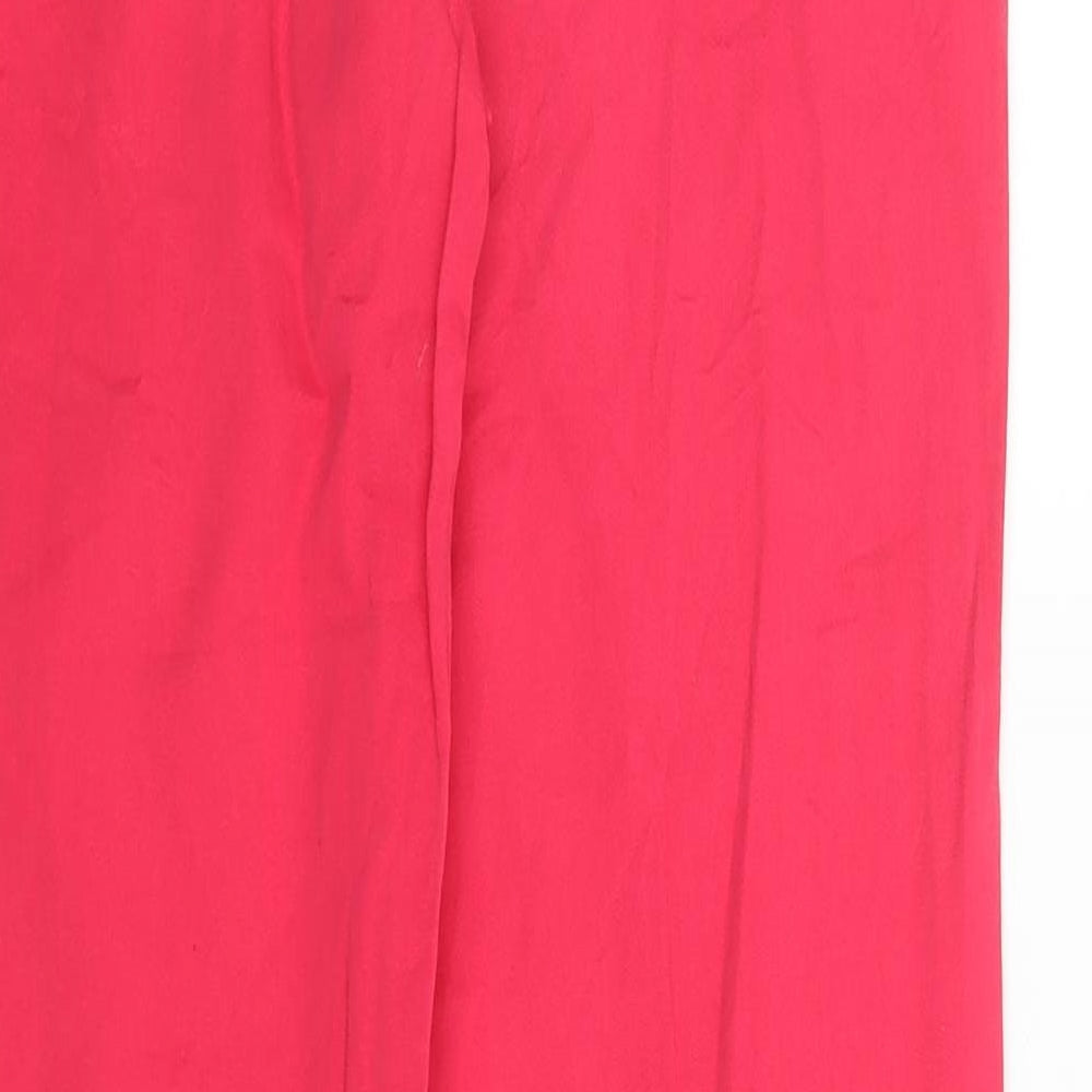 TRF Womens Pink   Chino Trousers Size 8 L31 in