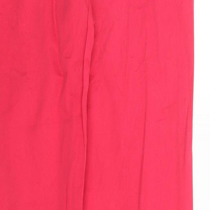 TRF Womens Pink   Chino Trousers Size 8 L31 in