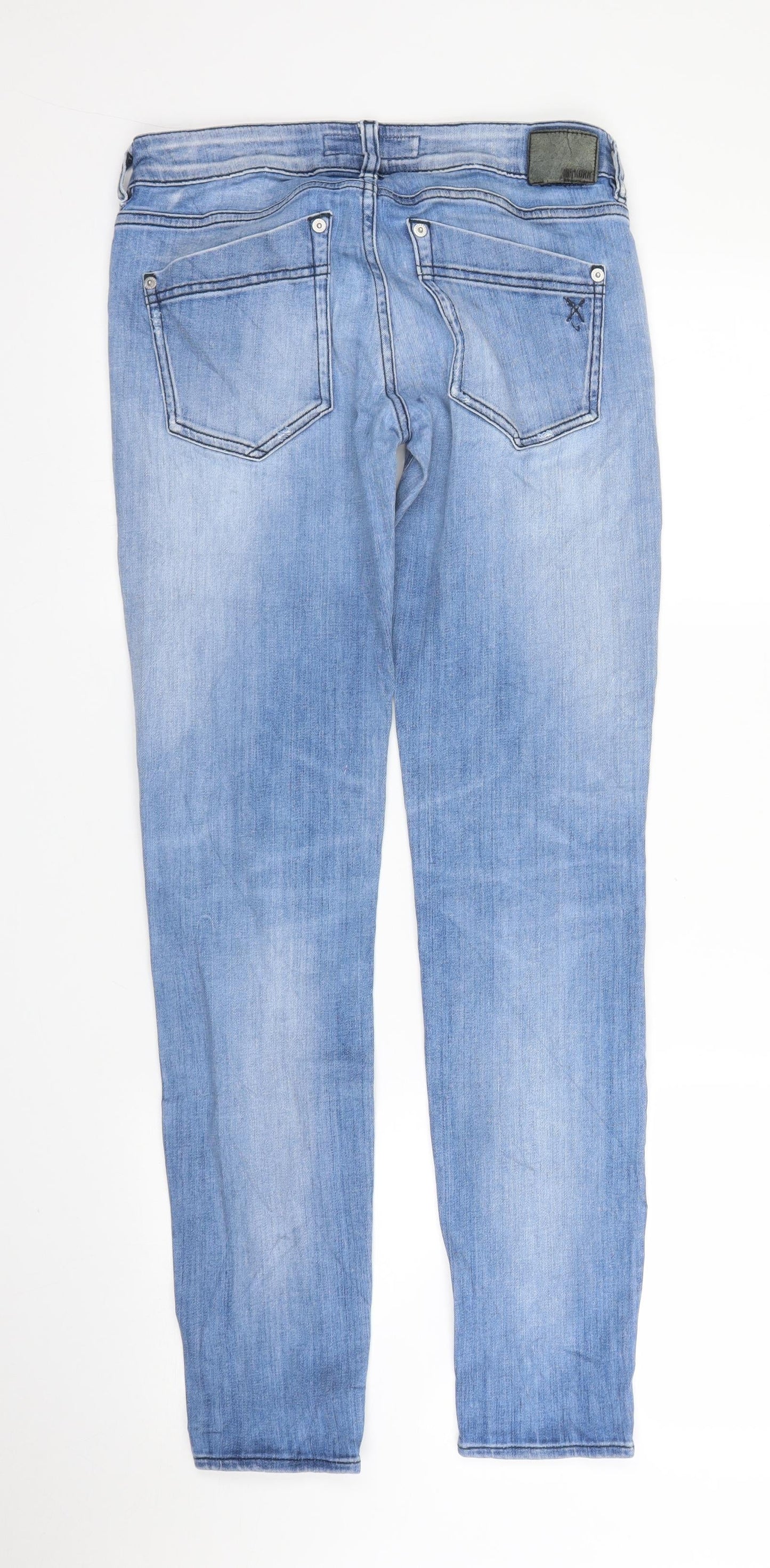 Dry Korn Womens Blue  Denim Skinny Jeans Size 26 in L34 in