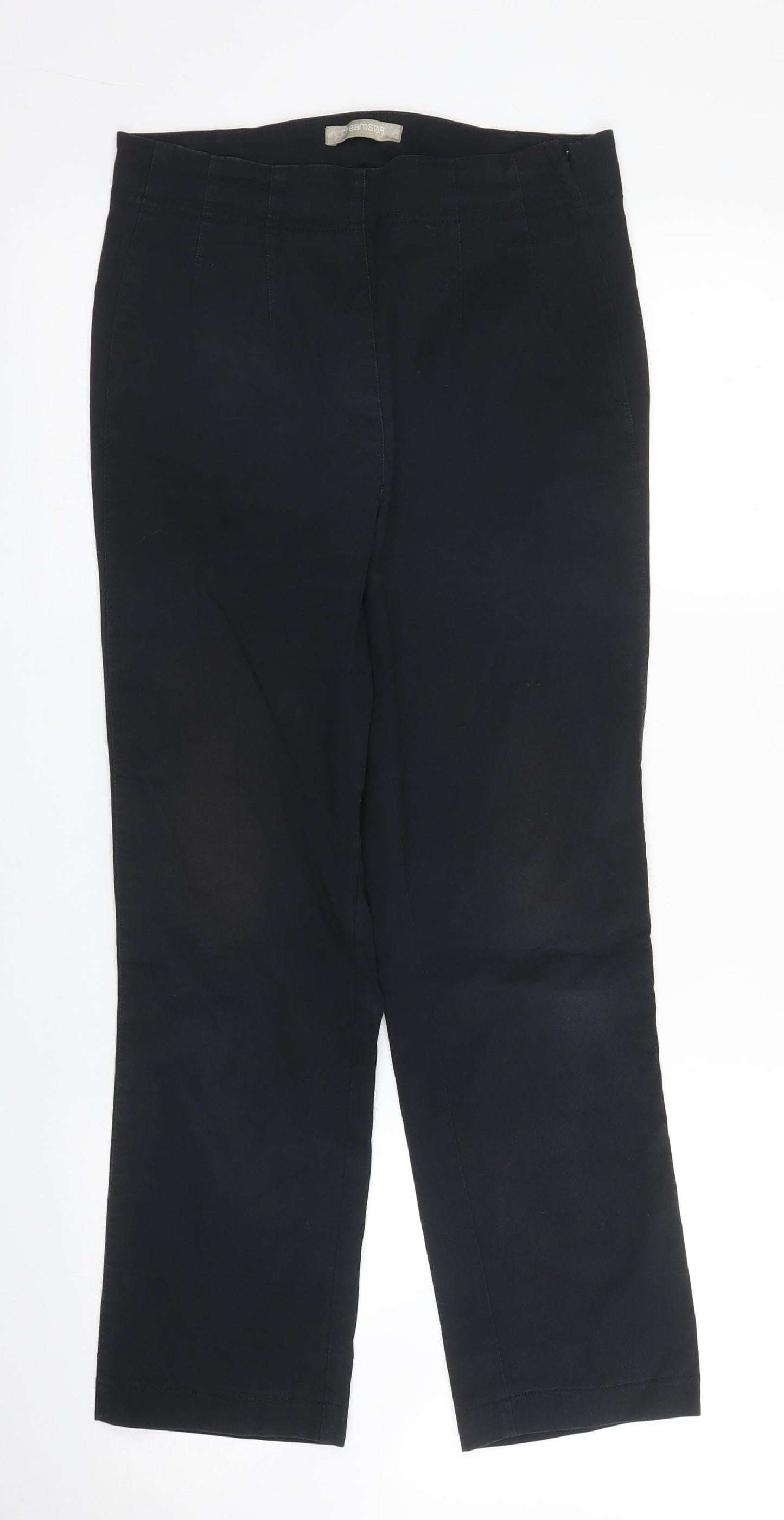 Dream Star Womens Black   Trousers  Size 10 L25 in