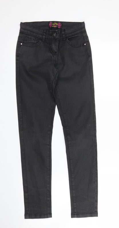 Sophie Girls Black  Denim Skinny Jeans Size 10 Years
