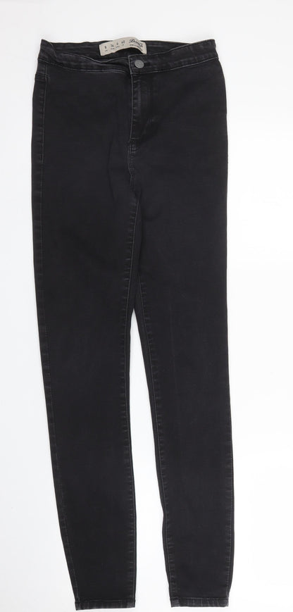 Primark Womens Black  Denim Skinny Jeans Size 8 L29 in