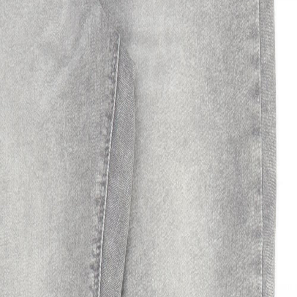 Primark Womens Grey  Denim Skinny Jeans Size 10 L27 in