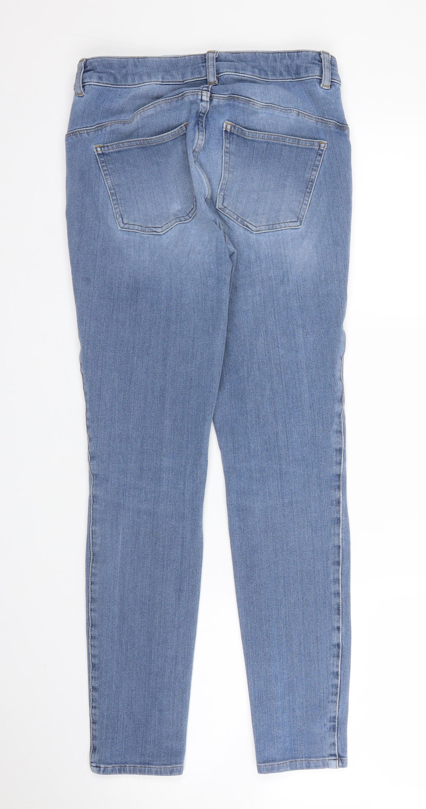 NEXT Womens Blue  Denim Skinny Jeans Size 10 L26 in