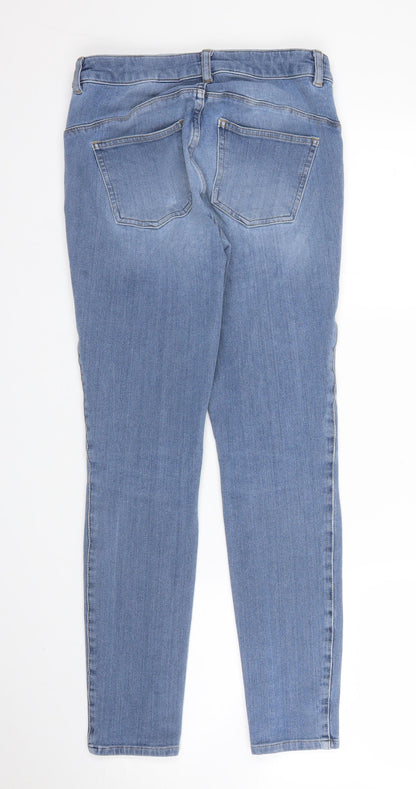 NEXT Womens Blue  Denim Skinny Jeans Size 10 L26 in