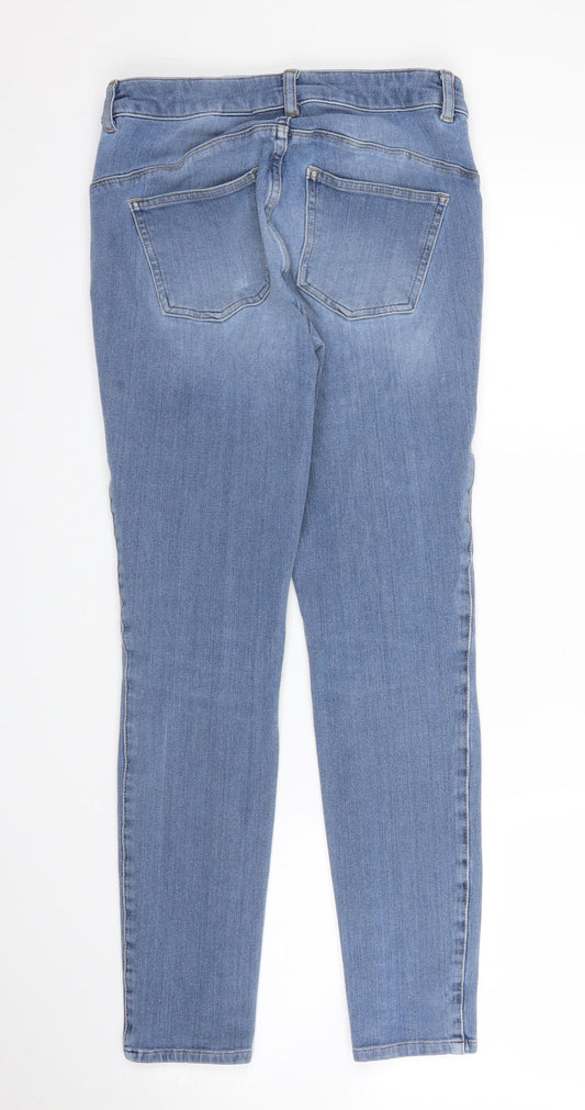 NEXT Womens Blue  Denim Skinny Jeans Size 10 L26 in