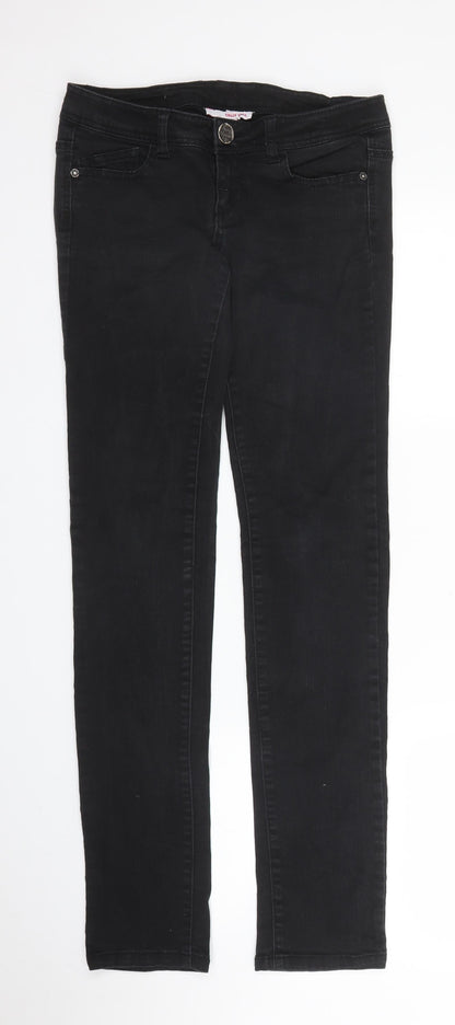 Womens UK Size 8 TALLY WEiJL Regular Fit Skinny Black Jeans