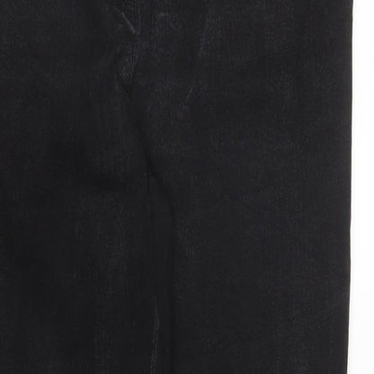 Alba Moda Womens Black  Denim Skinny Jeans Size 10 L27 in