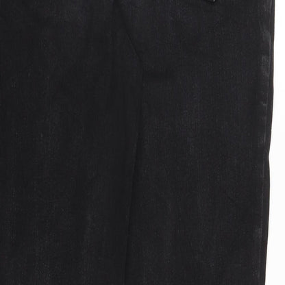 Alba Moda Womens Black  Denim Skinny Jeans Size 10 L27 in