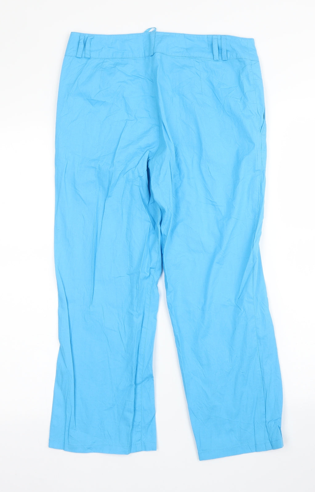 Zabaione Womens Blue   Capri Trousers Size 6 L23 in