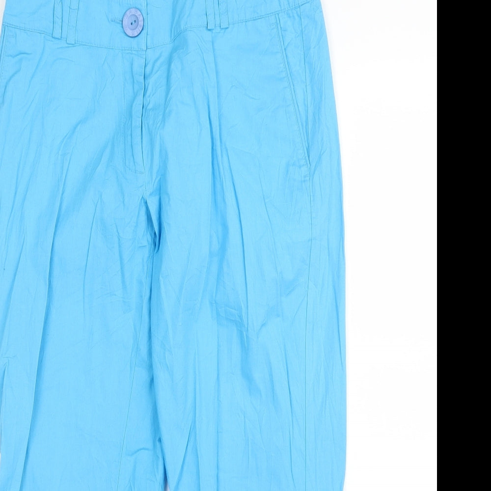 Zabaione Womens Blue   Capri Trousers Size 6 L23 in