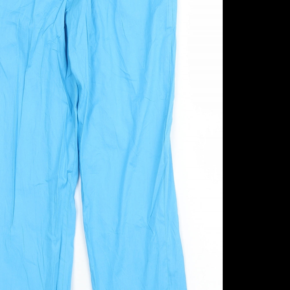 Zabaione Womens Blue   Capri Trousers Size 6 L23 in