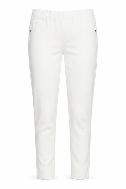 Front view of Tu women’s white jegging jeans, size UK 8, 30-inch leg