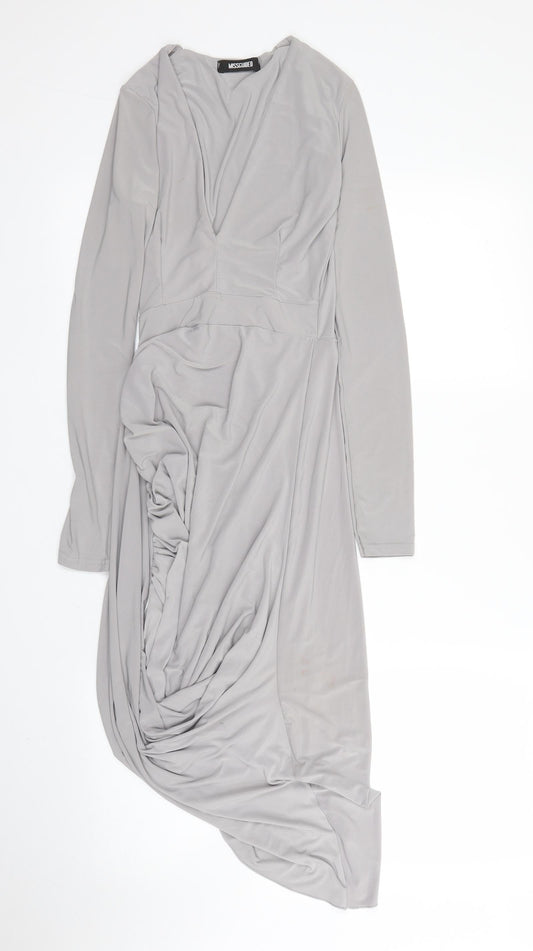 Missguided Womens Grey   Bodycon  Size 6