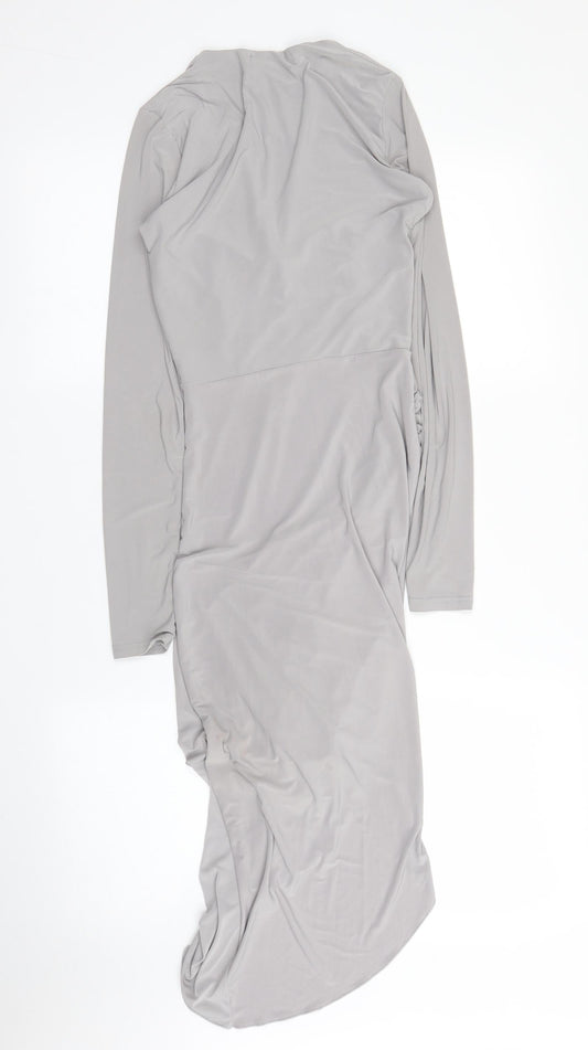 Missguided Womens Grey   Bodycon  Size 6