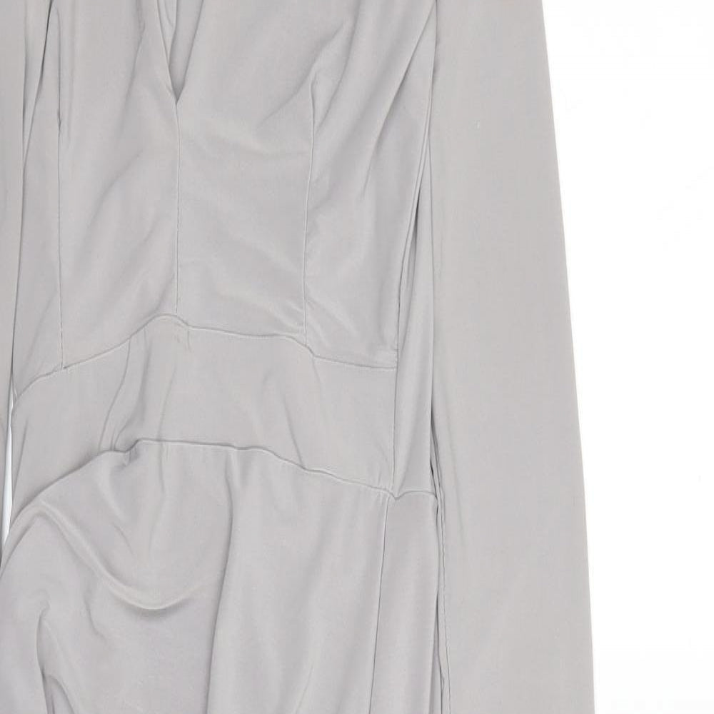 Missguided Womens Grey   Bodycon  Size 6