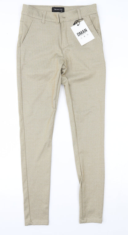 dman Womens Beige    Trousers Size 28 in L27 in