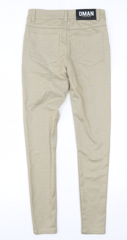 dman Womens Beige    Trousers Size 28 in L27 in