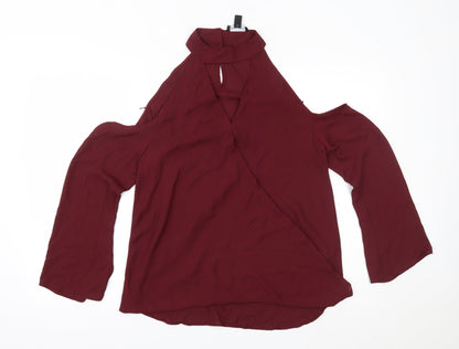 New Look Womens Red   Basic Blouse Size 14