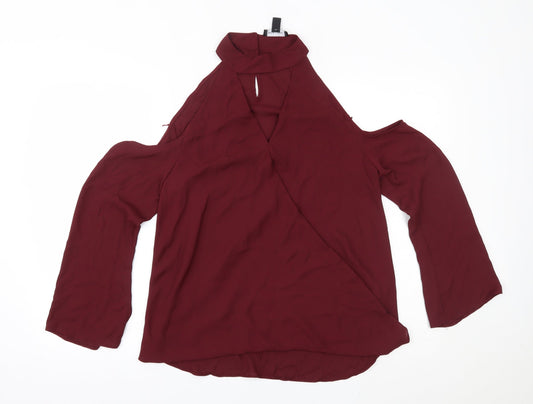 New Look Womens Red   Basic Blouse Size 14