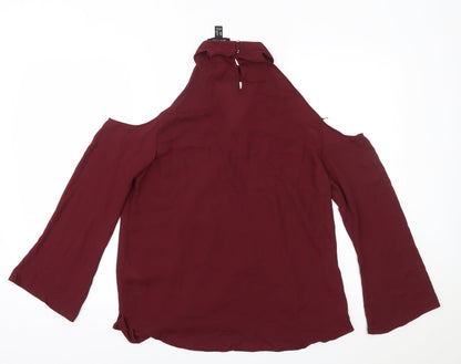 New Look Womens Red   Basic Blouse Size 14