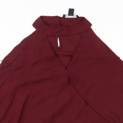 New Look Womens Red   Basic Blouse Size 14