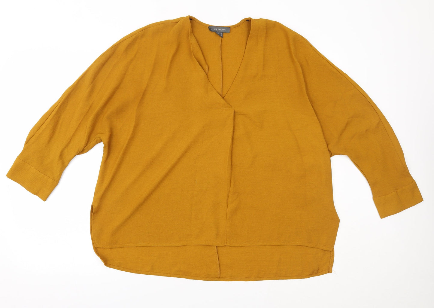 Primark Womens Yellow   Basic Blouse Size 10