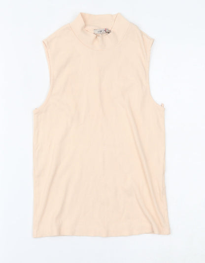 Womens UK Size 10 Marks and Spencer Pink Basic Blouse