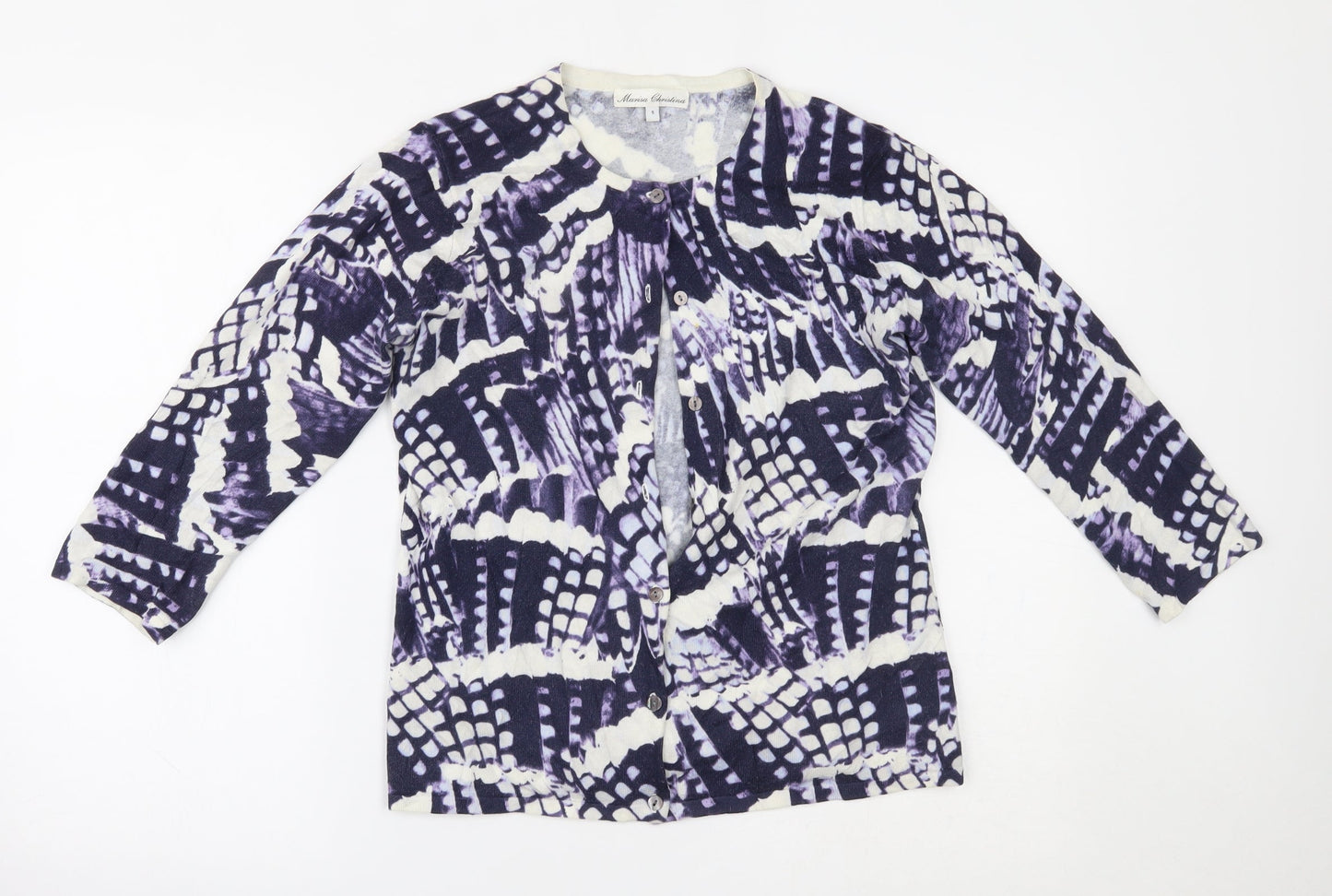Marisa Christina Womens Blue   Cardigan Jumper Size S
