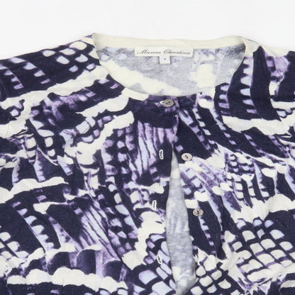 Marisa Christina Womens Blue   Cardigan Jumper Size S