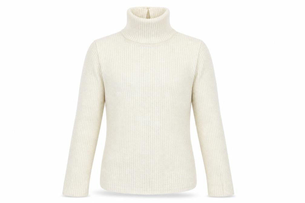 Front view of Tu girls’ ivory basic blouse, size 9, years