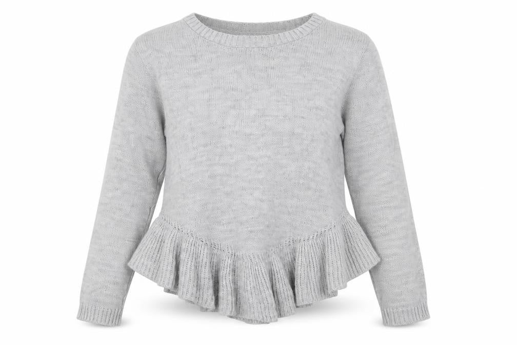 Womens UK Size 8 Boohoo Grey Pullover Jumper