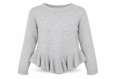Womens UK Size 8 Boohoo Grey Pullover Jumper