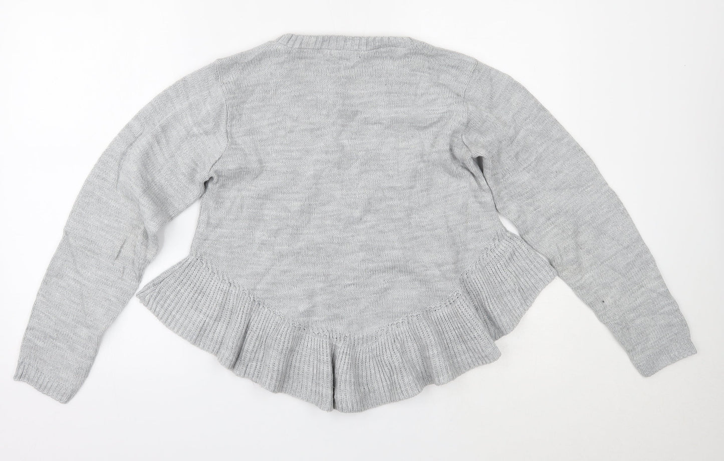 Boohoo Womens Grey   Pullover Jumper Size 8