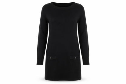 Savoir Womens Black   A-Line  Size 12