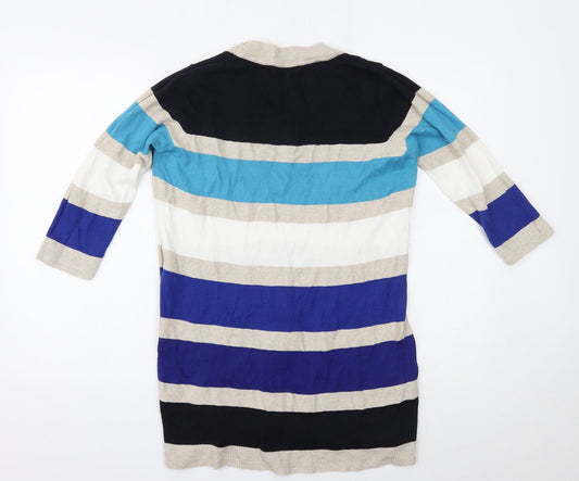 Per Una Womens Blue Striped  A-Line  Size 14