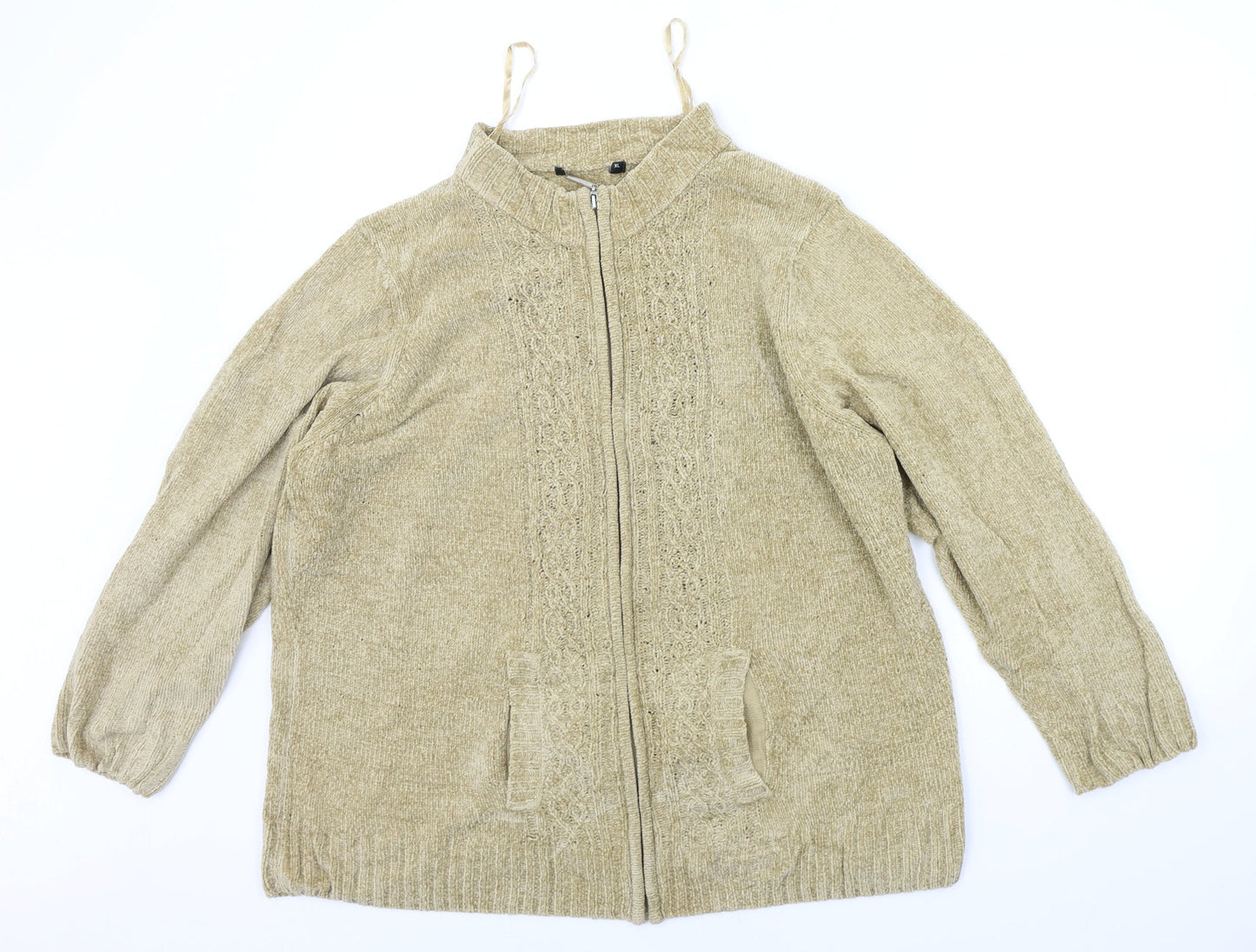 Womens UK Size XL Preworn Beige Jacket
