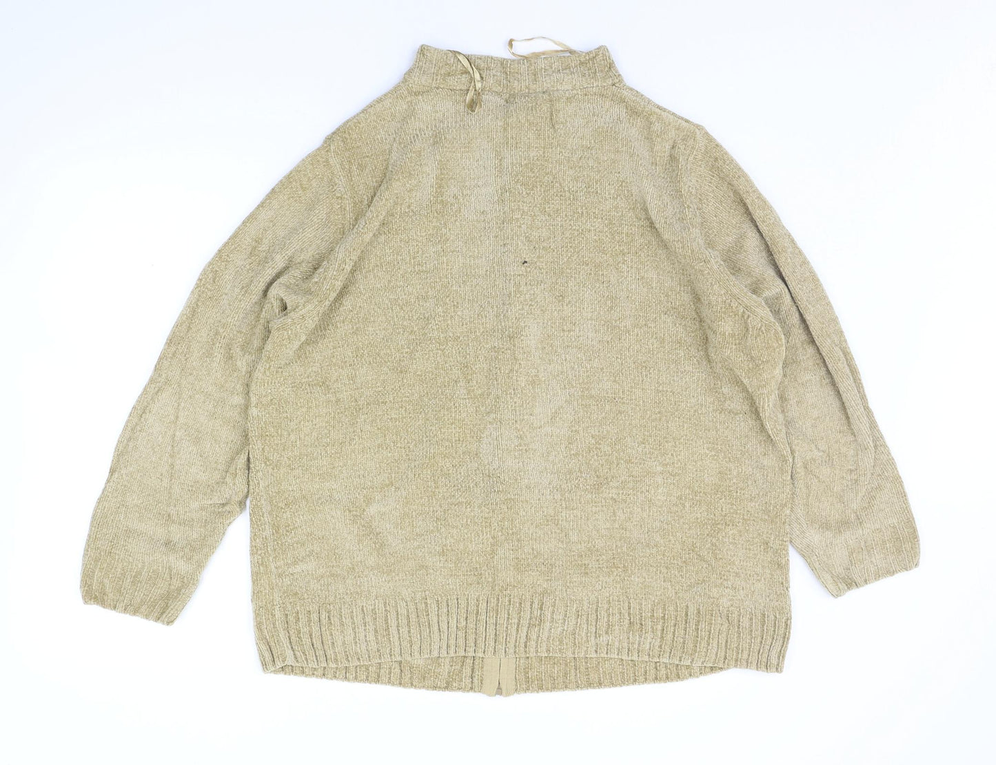 Womens UK Size XL Preworn Beige Jacket