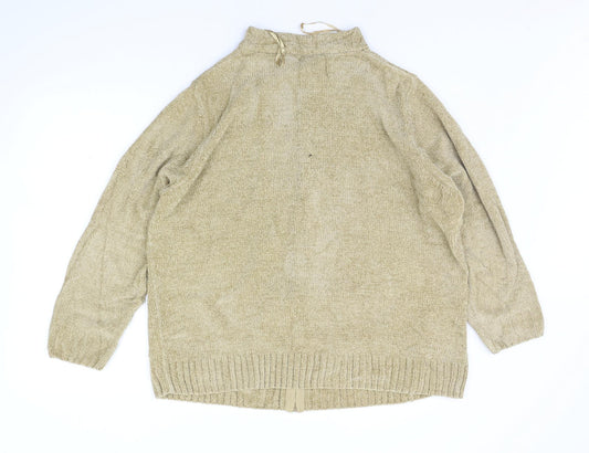 Womens UK Size XL Preworn Beige Jacket