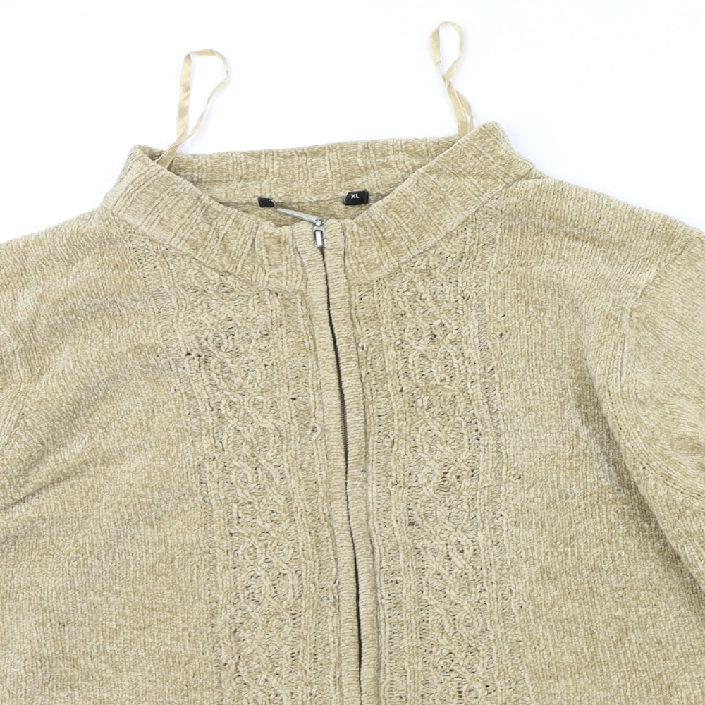 Womens UK Size XL Preworn Beige Jacket