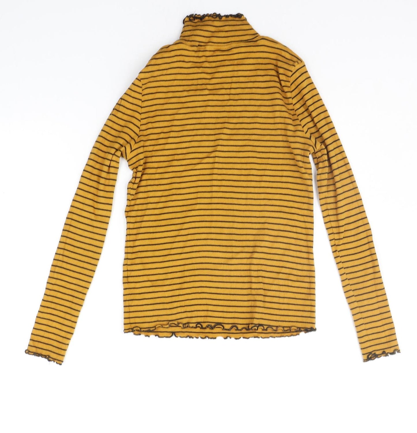 Select Womens Orange Striped  Pullover Jumper Size 12